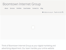 Tablet Screenshot of boomtownig.com
